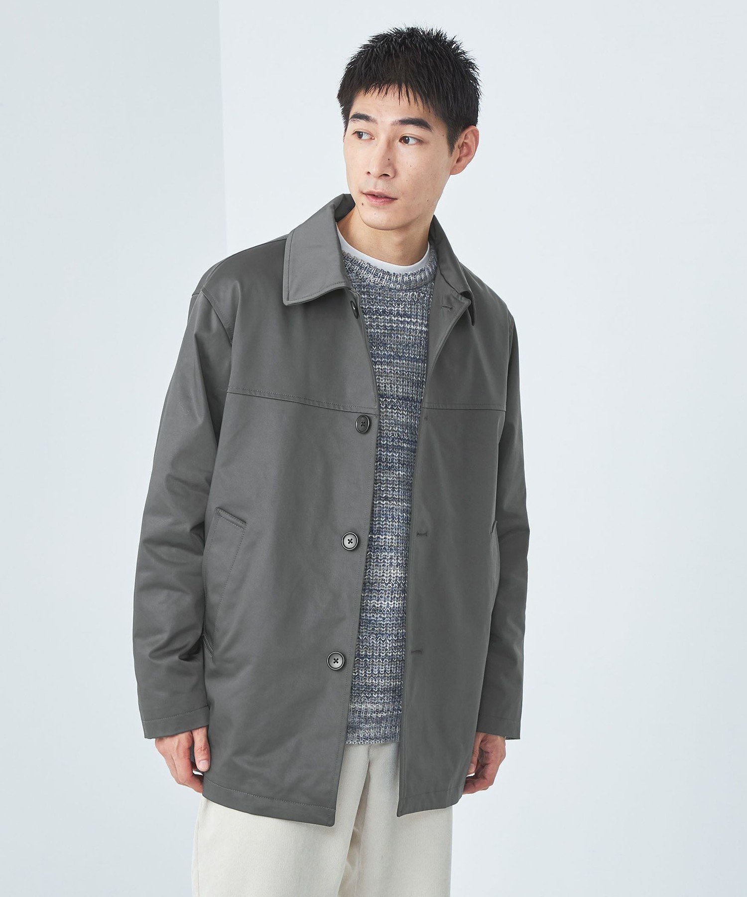 【SALE/50%OFF】UNITED ARROWS green label relaxing HI-PRE クロス カーコート ユナイテッドアローズ アウトレ...