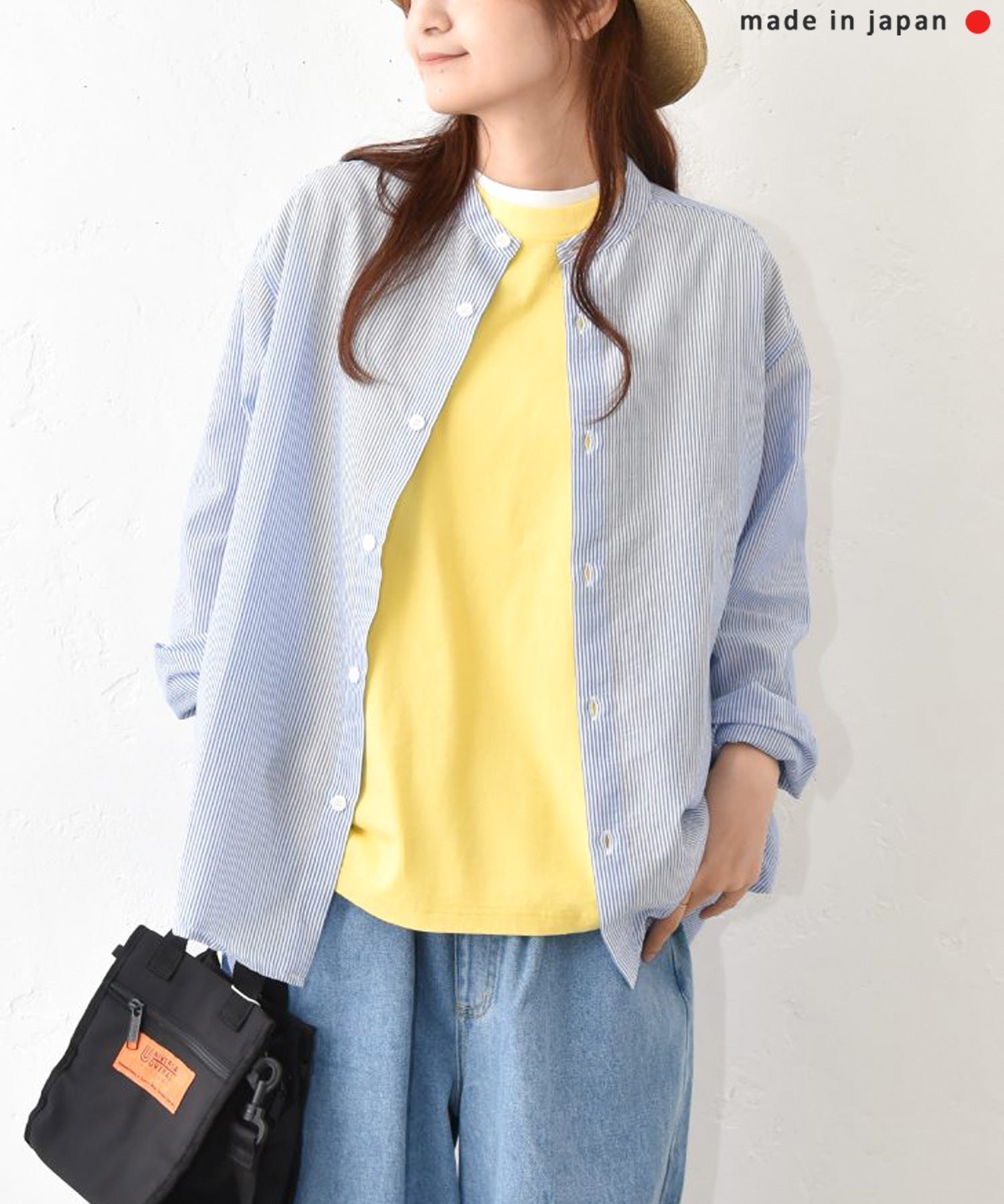 her. her.｜ワッシャーボイルシャツ [[CE3SH260405C]][C] ハグハグ トップス シャツ・ブラウス