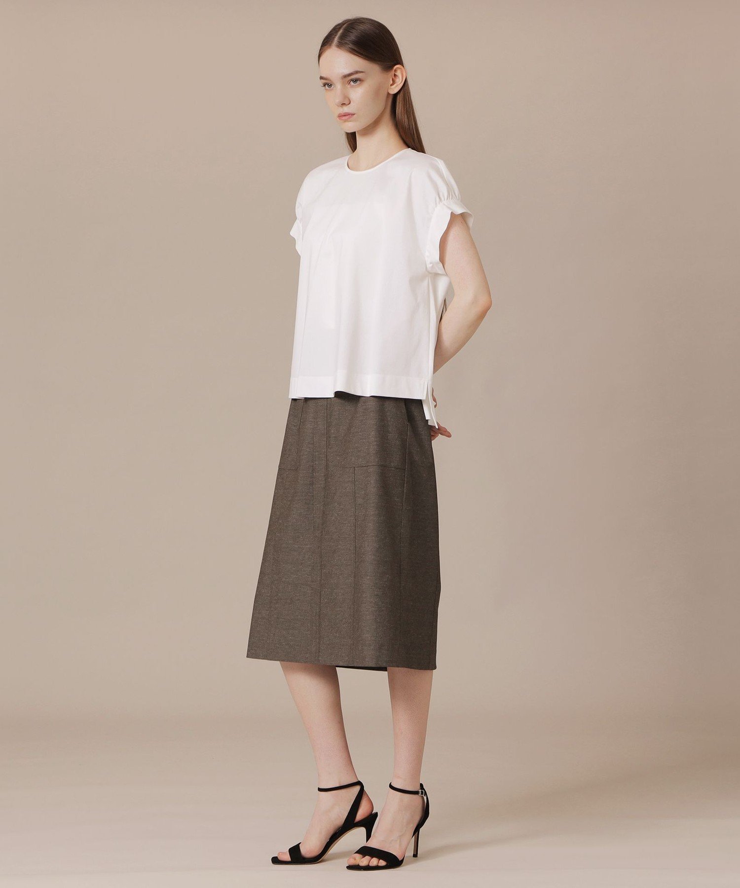 (L Size) 【WEB・一部店舗限定】【L】トリコットジャージプルオーバー マッキントッシュ ロンドン トップス その他のトップス ホワイト ネイビー