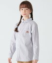 【SALE/50%OFF】KRIFF MAYER (K)カラーステッチシャツ クリフメイヤー トップス シャツ・ブラウス パープル グレー ホワイト