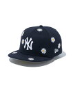 ウィゴー アウター メンズ WEGO MEN'S NEWERA 59FIFTY Flower Embroidery ウィゴー 帽子 キャップ ネイビー ブラック【送料無料】