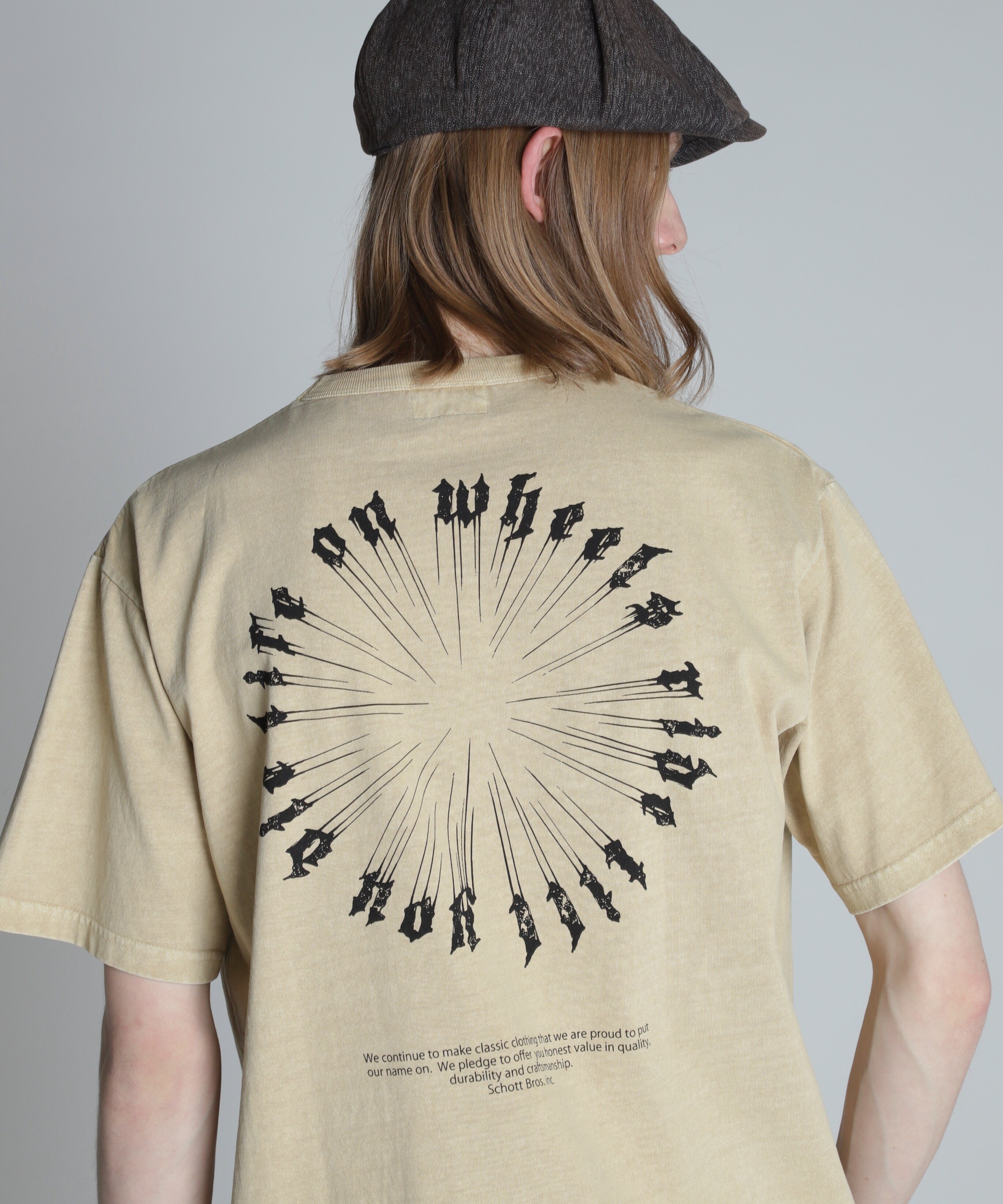 Schott SS T-SHIRT MESSAGE WHEEL/åۥ T å ȥåץ åȥT ١...