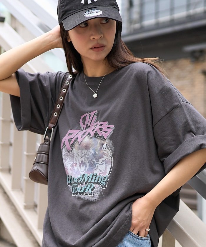 PUBLUX animalバンドTシャツ 限定展開 フリークスストア トップス カットソー Tシャツ グレー ブラック【送料無料】