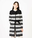 【SALE/30%OFF】MADAM JOCONDE マダム ジョコンダ MADAM JOCONDE ボーダーノーカラーニットジャケット マダムジョコンダ トッ...