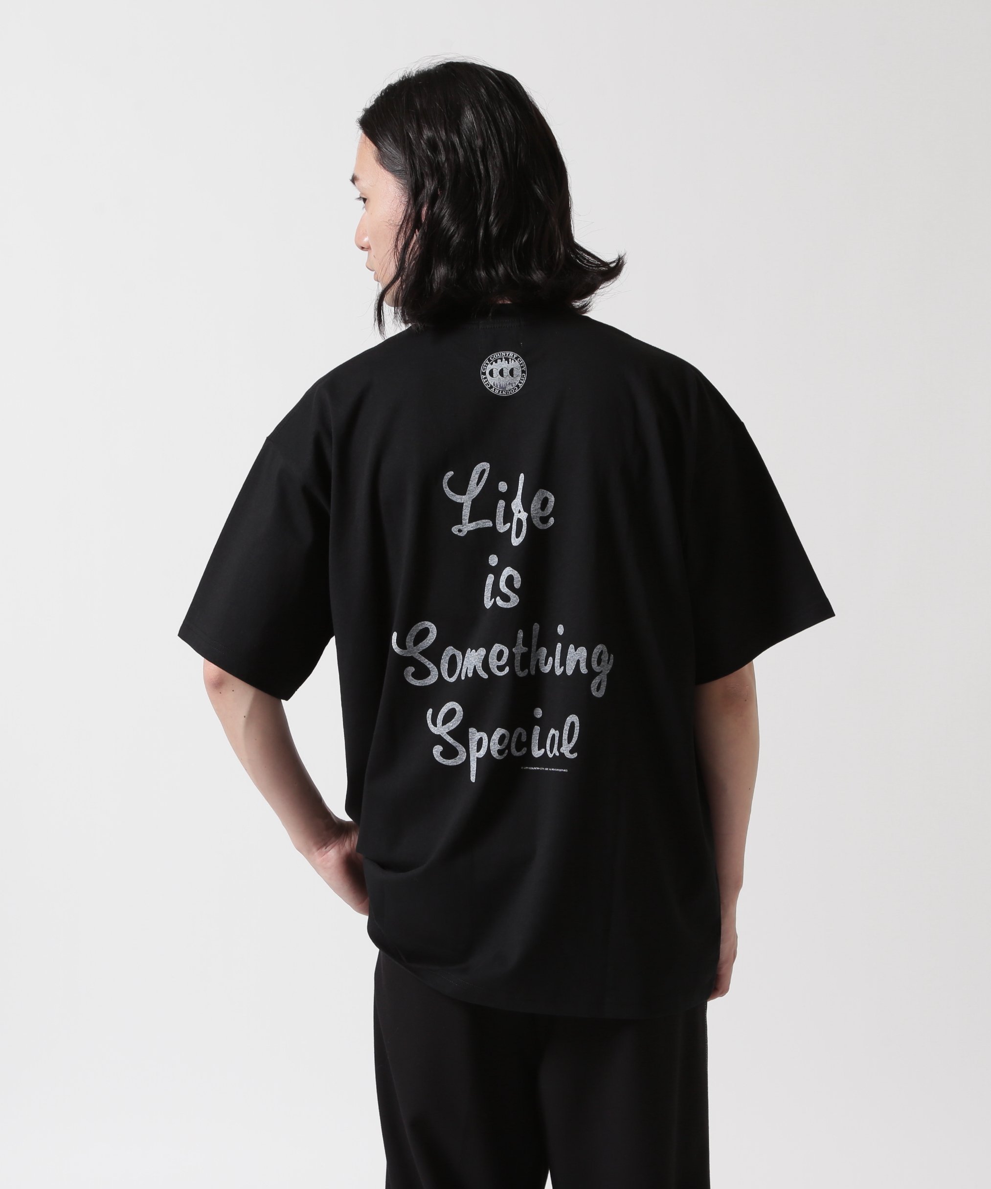 【SALE／30%OFF】GARDEN TOKYO CITY COUNTRY CITY /シティーカントリーシティー /COTTON S/S T-SHIRT_LIKE IT ガーデン トップス カットソー・Tシャツ ブラック ホワイト【送料無料】