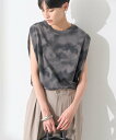 【SALE/55%OFF】AMERICAN HOLIC タイダイプリントノースリーブカットソー アメリカン ホリック トップス カットソー・Tシャツ ブラウン ブラック ブルー