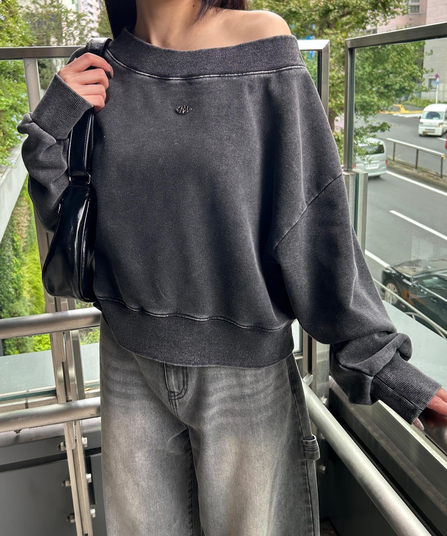 repipi armario Acidオフショルショートスウェット レピピアルマリオ トップス スウェット・トレーナー..