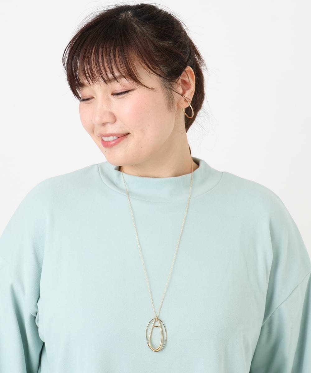 eur3 メタルモチーフトップデザインネックレス エウルキューブ アクセサリー・腕時計 ネックレス ゴールド シルバー【送料無料】