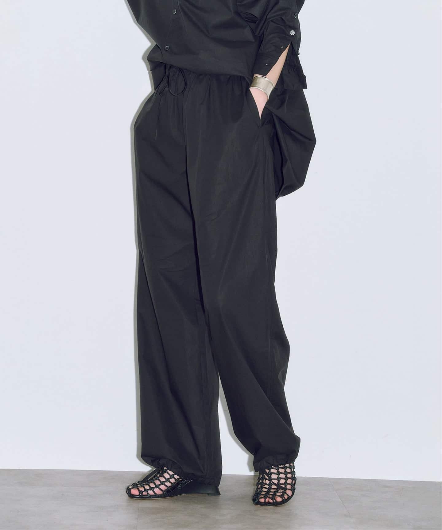 CITYSHOP EASY PANTS : パンツ シティーショップ パンツ その他のパンツ ブラック ホワイト【送料無料】