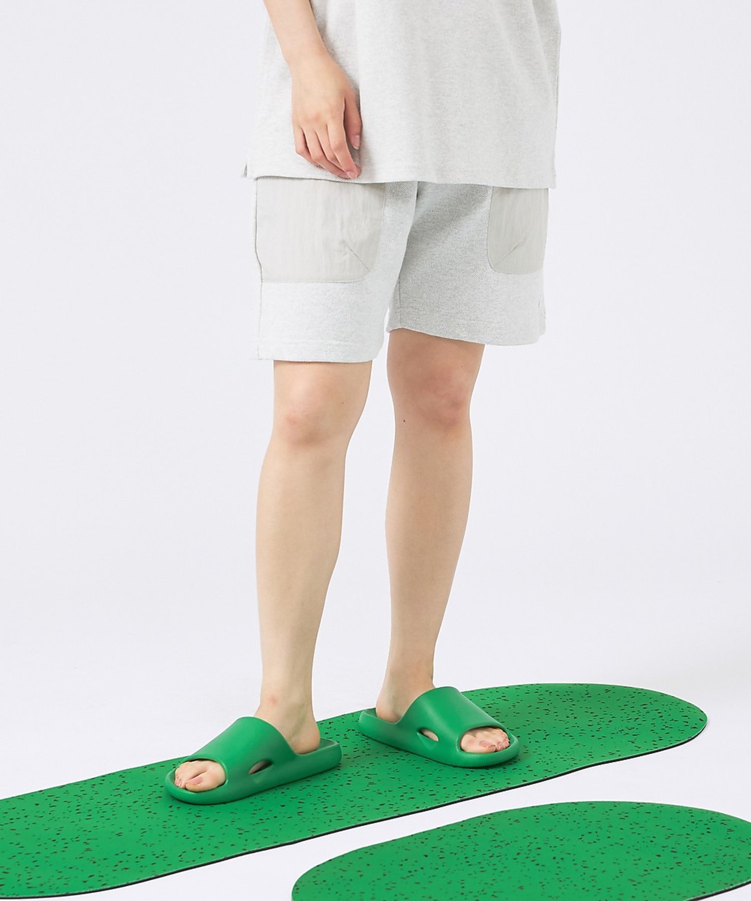 【JEMORGAN/ジェーイーモーガン】カノコショートパンツ / JF374-2 アバハウス パンツ その他のパンツ ホワイト イエロー ネイビー ブラック