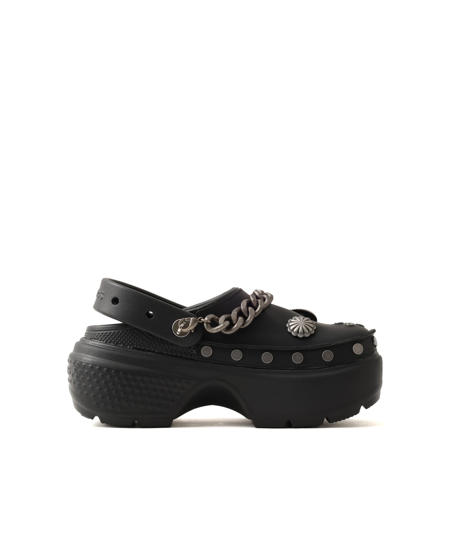 CROCS crocs Stomp Embellished Clog Black アトモス シューズ・靴 サンダル ブラック