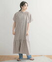 【SALE/70%OFF】URBAN RESEARCH ITEMS バンドカラーチェックワンピース アーバンリサーチアイテムズ ワンピース・ドレス ワンピース ...