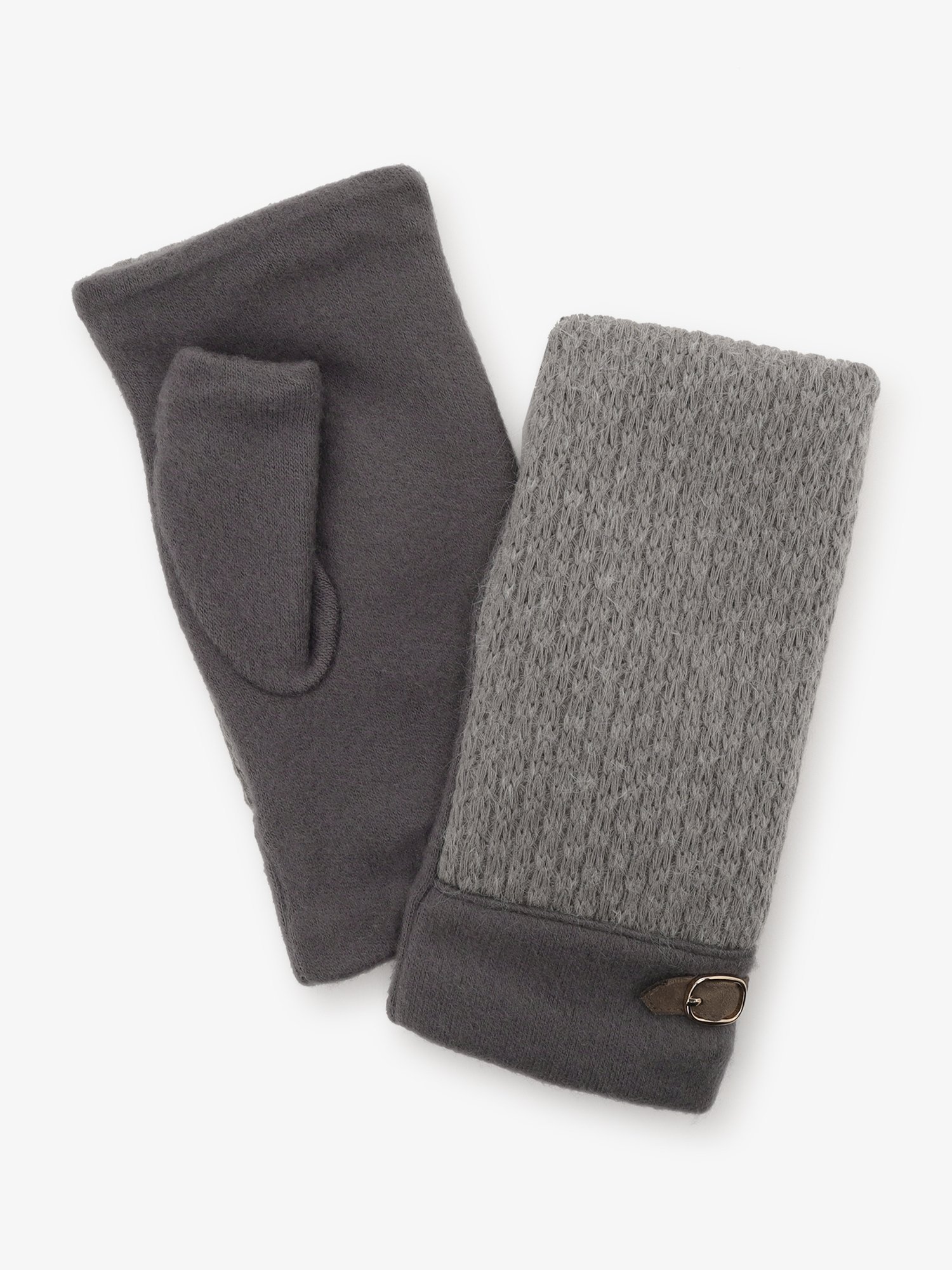 【SALE／30%OFF】Afternoon Tea LIVING バックル付き指なしグローブ アフタヌーンティー・リビング ファッション雑貨 手袋 ブラック ベージュ グレーのサムネイル