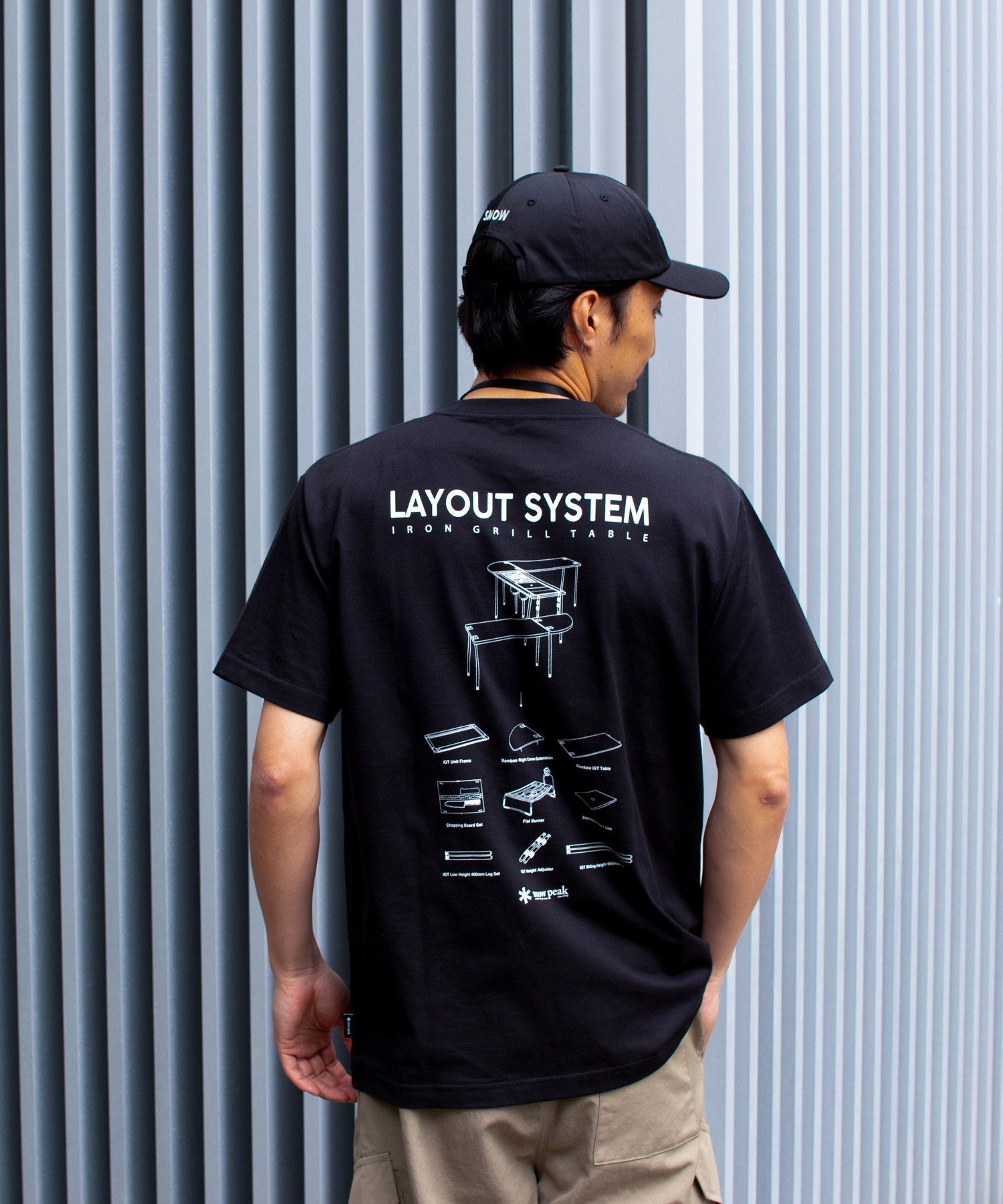 Snow Peak IGT T Shirt スノーピーク トップス カットソー・Tシャツ ベージュ グリーン ブラック【送料無料】