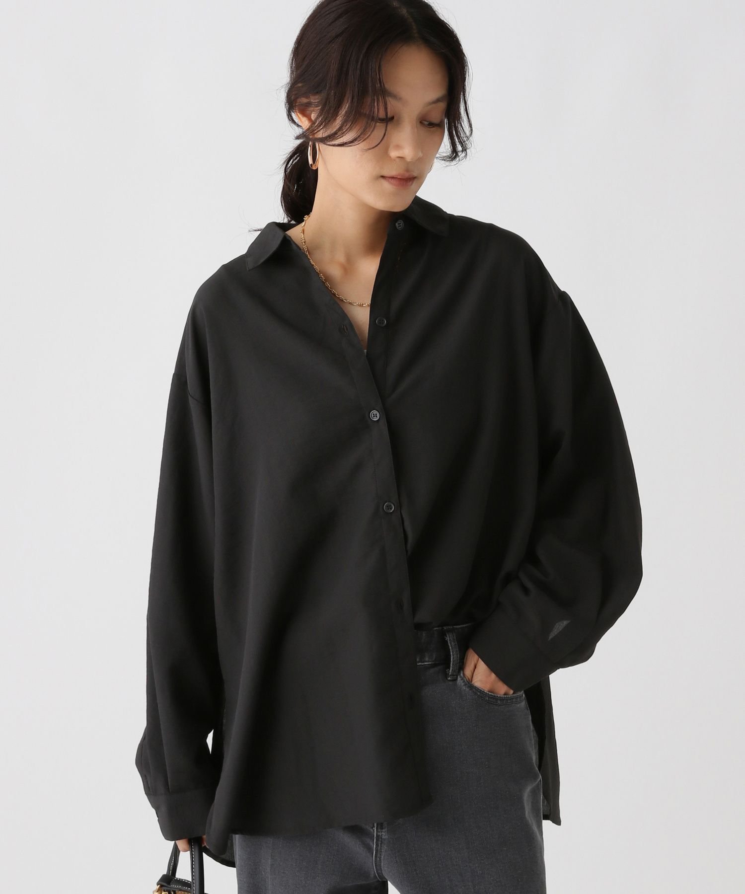 【SALE／40%OFF】Elura アイロンいらずドライシャツ/590111 エルーラ トップス シャツ・ブラウス ベー..