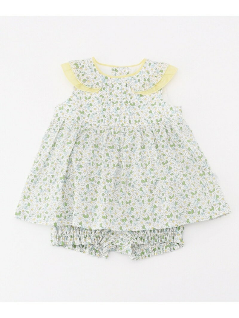 【SALE／50%OFF】組曲 KIDS 【80-90cm】マーガレットセットアップ クミキョク マタニティウェア・ベビー用品 ロンパース・カバーオール ブルー【送料無料】のサムネイル