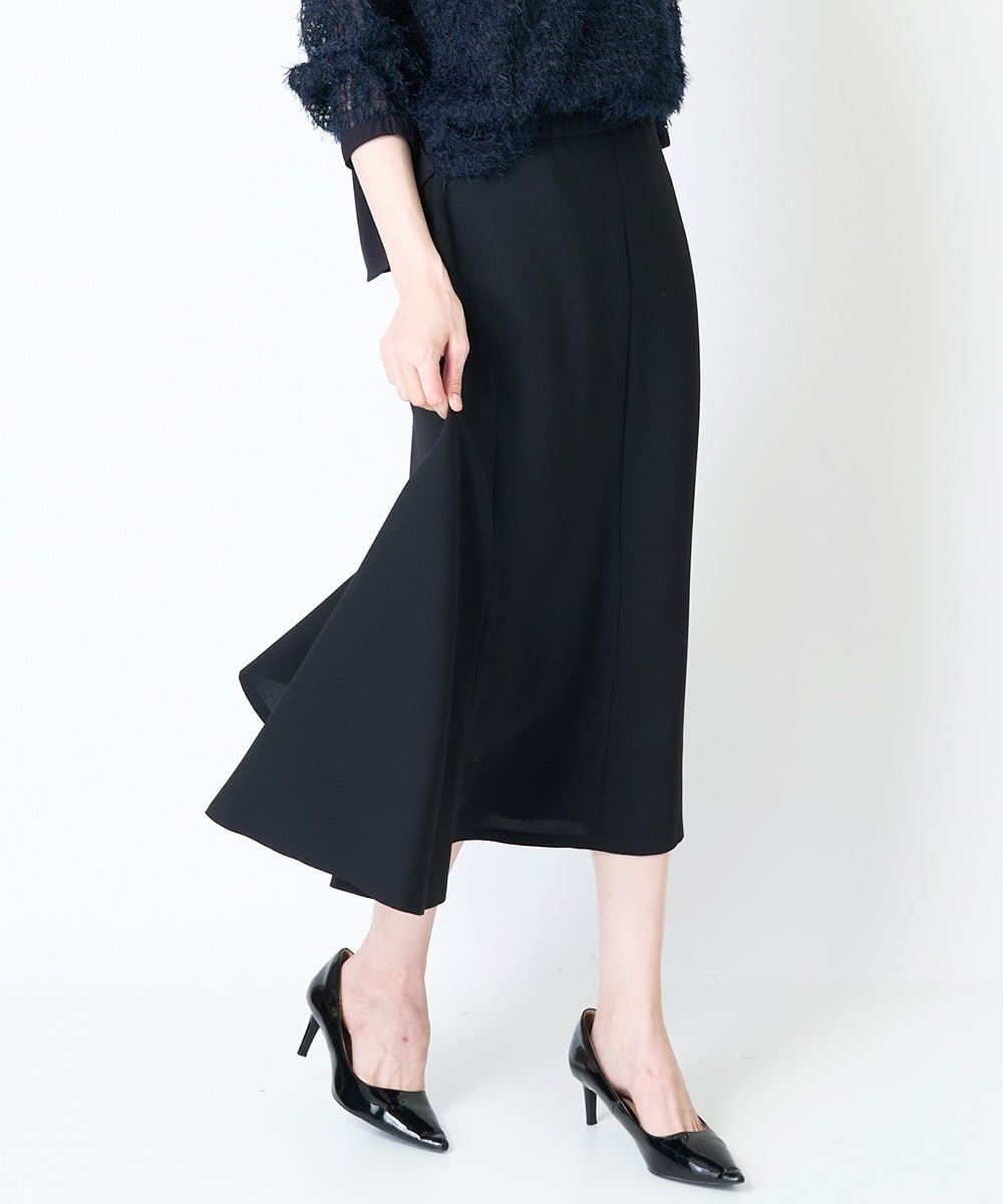 【SALE／50%OFF】CHRISTIAN AUJARD（小さいサイズ） [セットアップ対応]フレアースカート メゾンドゥサンク スカート その他のスカート ブラック【送料無料】