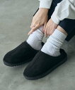 【SALE/33%OFF】coen <PARKNIK>フェイクムートンミュール(WEB限定サイズ) コーエン シューズ・靴 ミュール ベージュ グレー ブラック