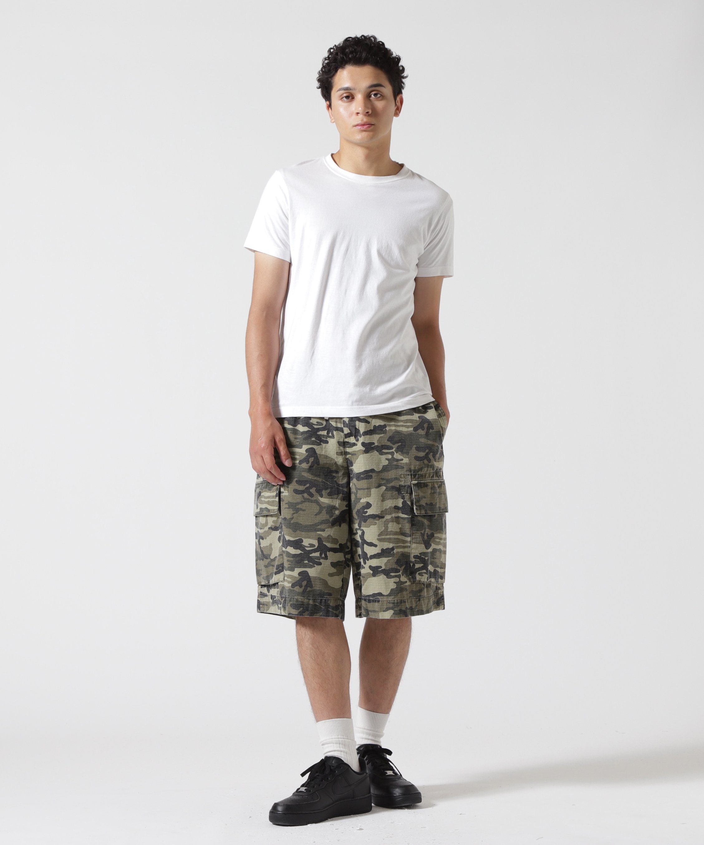 B omnivore/ビーオムニボー RIP STOP CARGO SHORTS リップストップカーゴショーツ ビーバー パンツ その他のパンツ ブラック