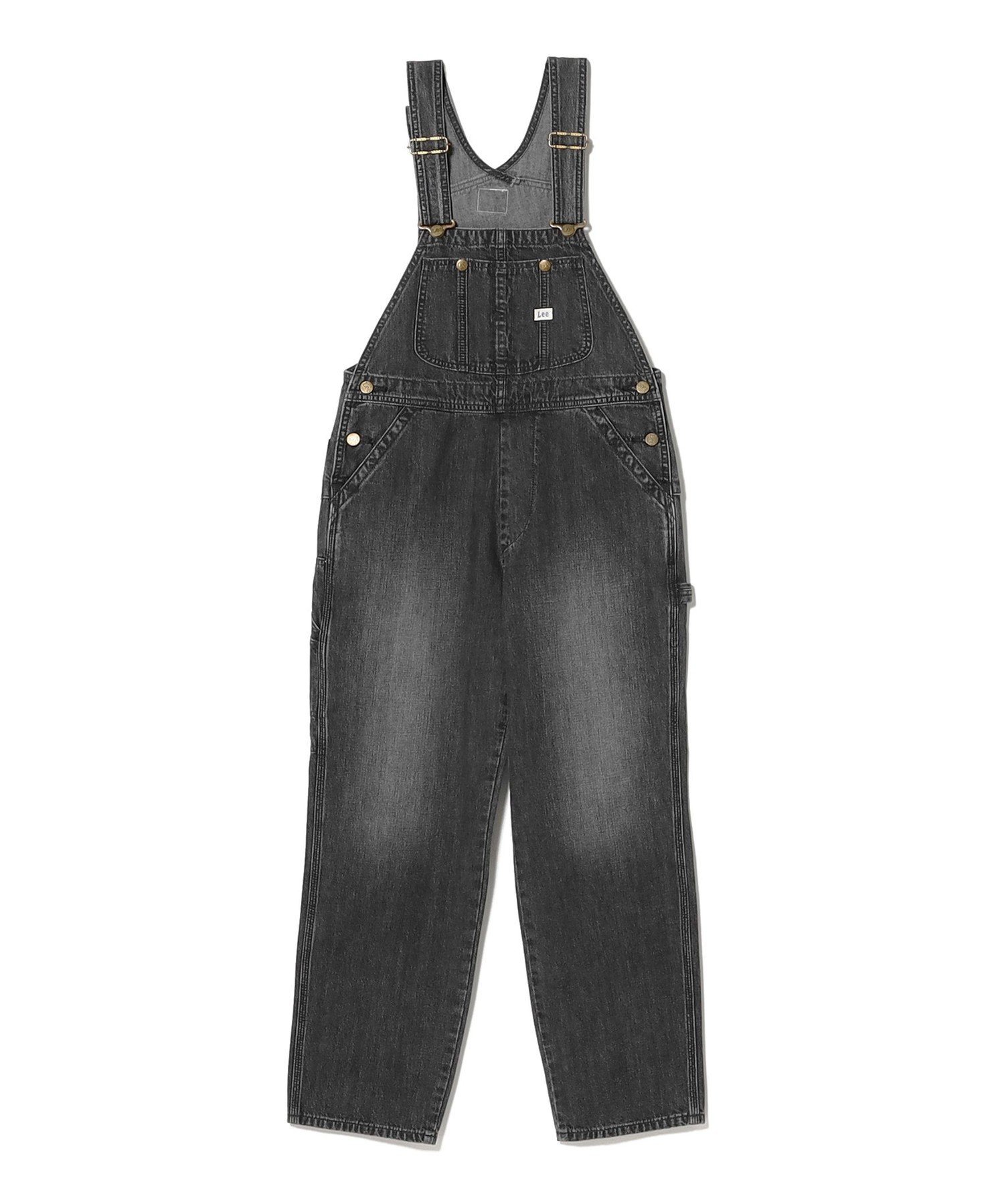 【SALE／40%OFF】Ray BEAMS Lee / TAPWRED OVERALL ビームス アウトレット オールインワン・オーバーオール オーバーオール・サロペット ブラック【送料無料】