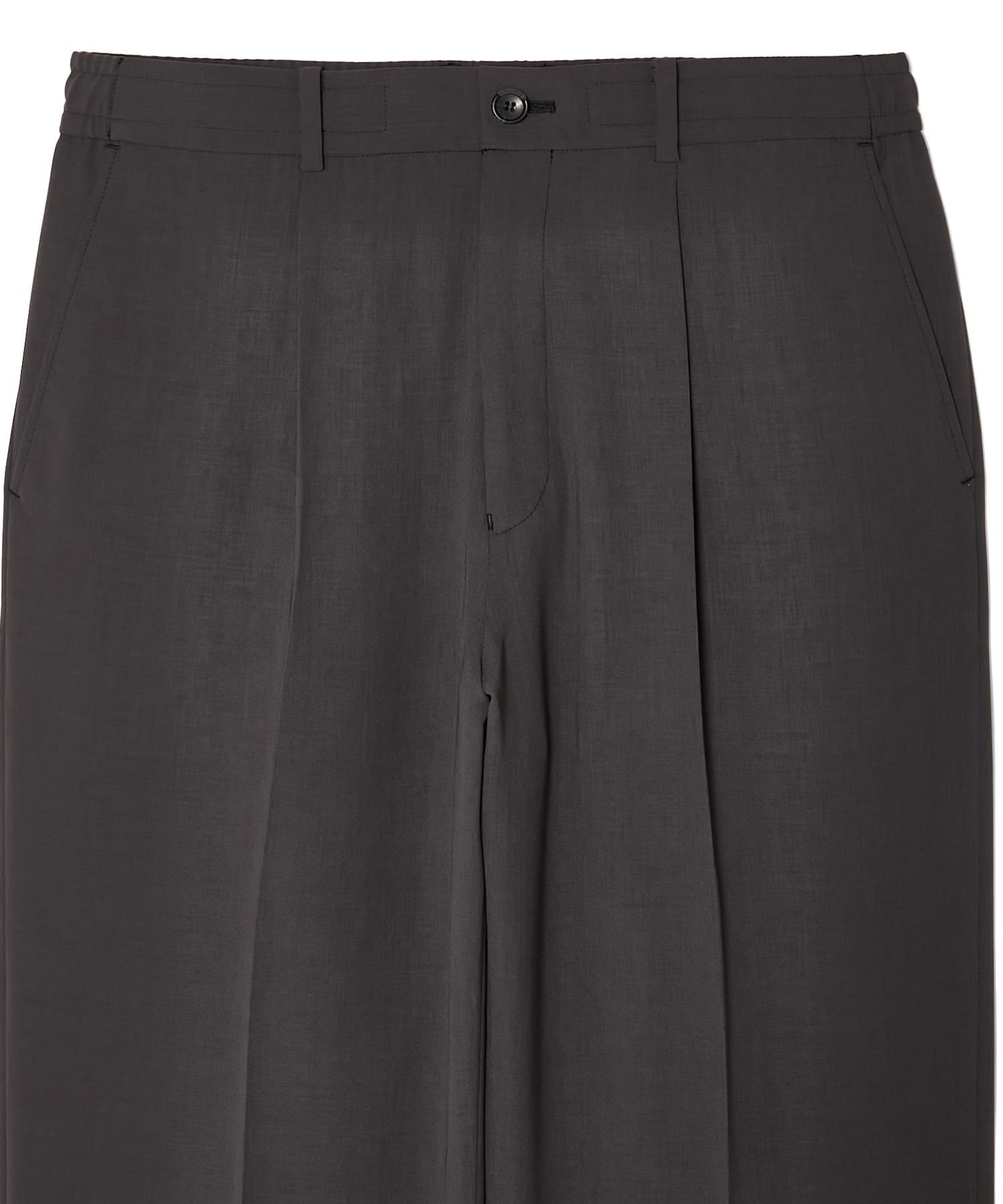 N.HOOLYWOOD COMPILE 1TUCK TROUSERS エヌ．ハリウッド パンツ スラックス・ドレスパンツ グレー ブラック【送料無料】
