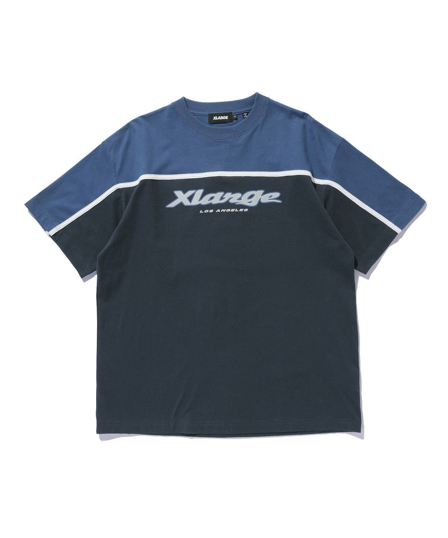 COLOR SCHEME S/S TEE エクストララージ トップス カットソー・Tシャツ ネイビー グリーン ブラック