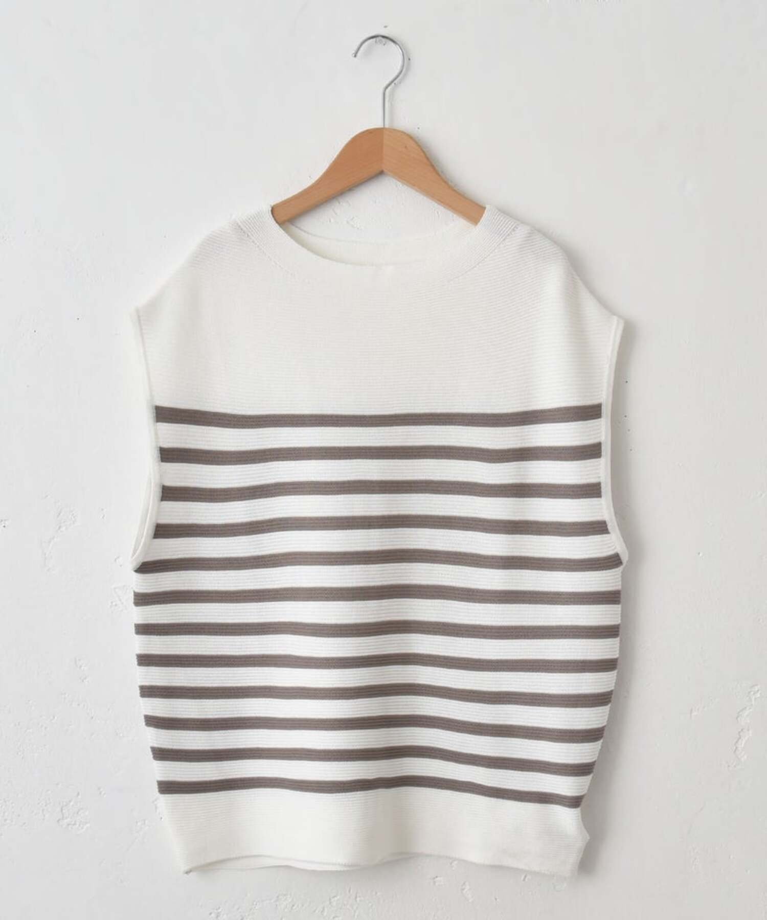 【SALE／60%OFF】HUMS HUMS｜パネルボーダーニット [[MT-0507]][C] ハグハグ トップス ニット ブラウン ブラック