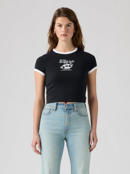 グラフィック エッセンシャル ベビーリンガーTシャツ リーバイス トップス カットソー・Tシャツ
