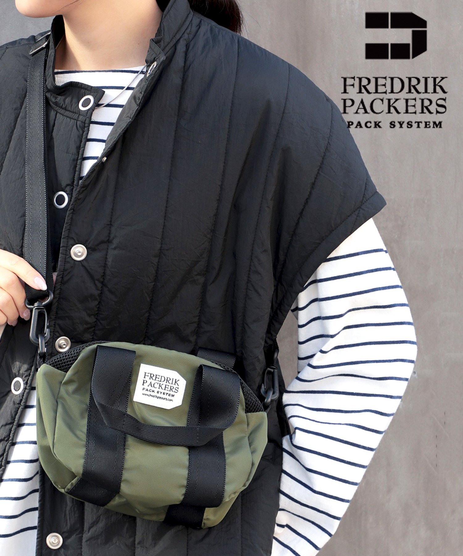 フレドリックパッカーズ バッグ メンズ 【SALE／10%OFF】FREDRIK PACKERS FREDRIK PACKERS/(U)420D OVAL PACK オーバルパック 24SS　ギフト セットアップセブン バッグ ショルダーバッグ グリーン グレー ブラック【送料無料】