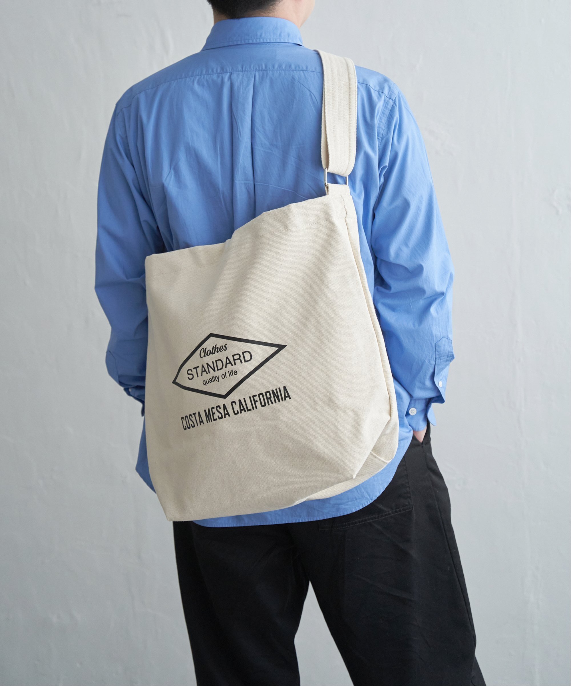 ikka シンプルECOショルダーバッグ イッカ バッグ その他のバッグ ブラック ホワイト ブルー グリーン