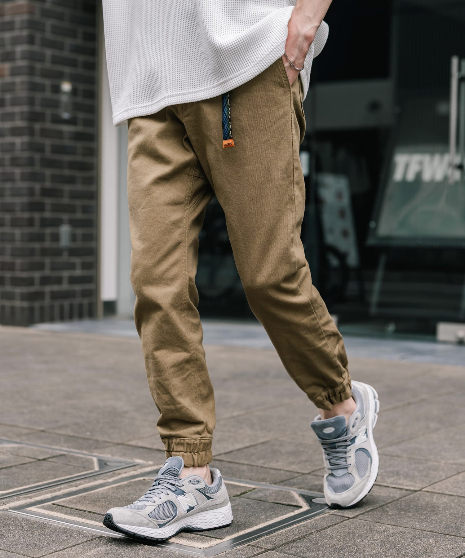 KRIFF MAYER KRIFF MAYER クライミングジョガーイージーパンツ ロッキーモンロー パンツ その他のパンツ カーキグリーン グリーン ネイビー ブラウン ブラック