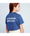 【SALE/60%OFF】AIGLE ドライロゴTシャツ エーグル トップス シャツ・ブラウス ブルー ホワイト