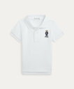 POLO RALPH LAUREN (ベビー)Polo ベア コットン メッシュ ポロシャツ ラルフローレン トップス ポロシャツ ホワイト【送料無料】