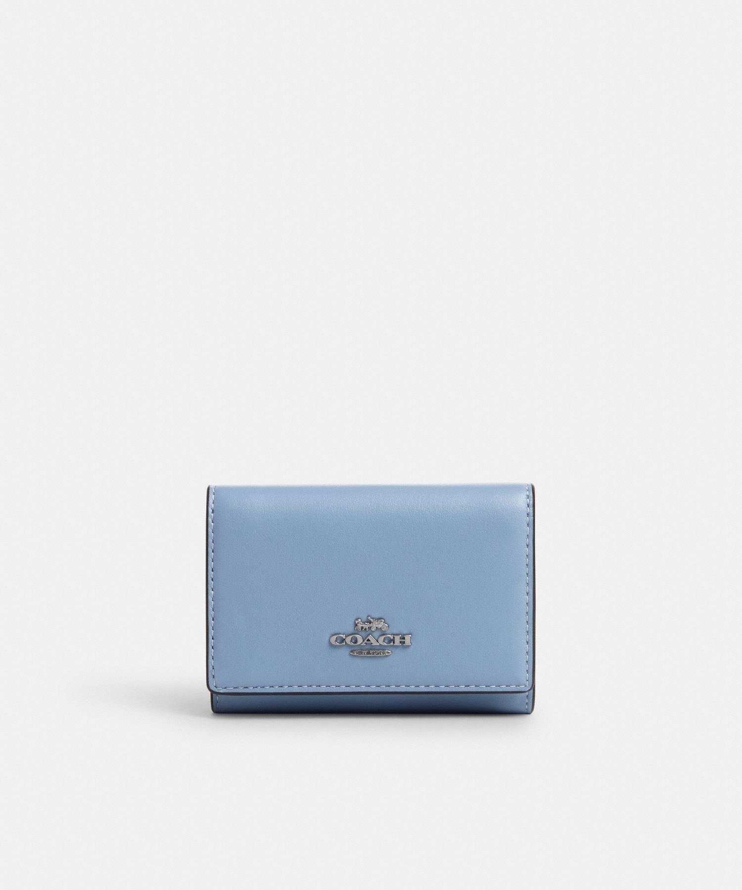 【SALE／62%OFF】COACH OUTLET マイクロ ウォレット コーチ　アウトレット 財布・ポーチ・ケース 財布 ブルー【送料無料】