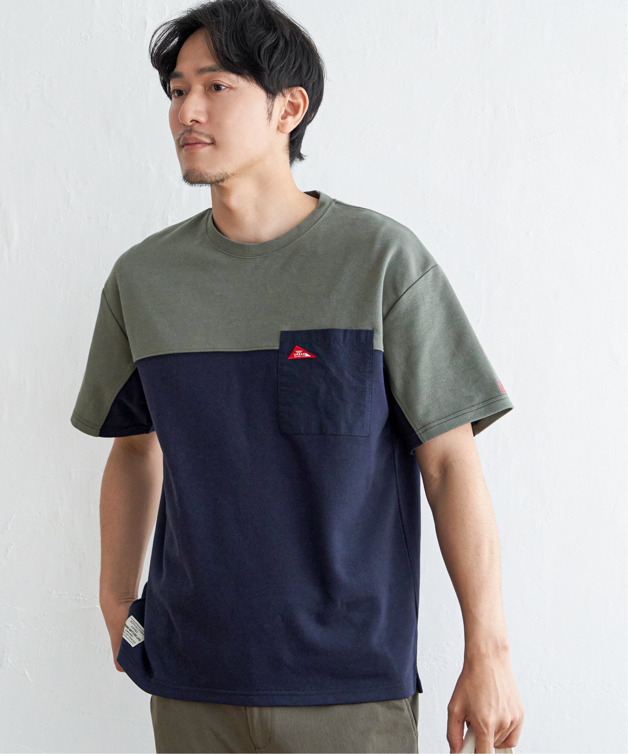 楽天市場】バイカラー（Tシャツ・カットソー｜トップス）：メンズ