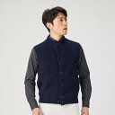【SALE/13%OFF】BRICK HOUSE by Tokyo Shirts 紡毛前開き ニットベスト メンズ BM05I508DP50X00-20 トーキョーシャツ トップス ベスト・ジレ ネイビー【送料無料】