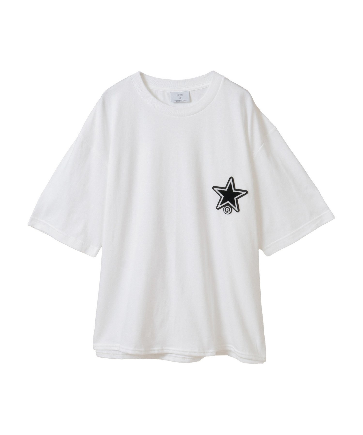 【SALE／40%OFF】CONVERSE TOKYO STAR★ TAFTING PATCH TEE コンバーストウキョウ トップス カットソー・Tシャツ ホワイト ブラック【送料無料】