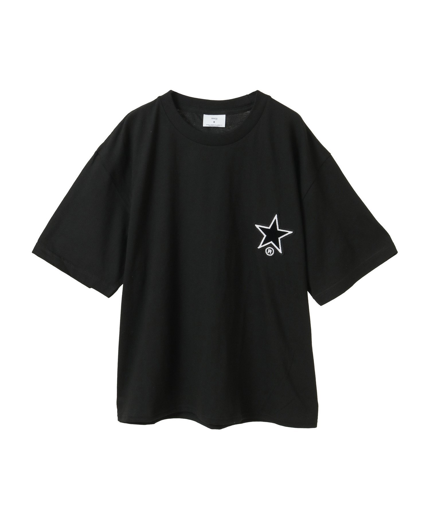 【SALE／40%OFF】CONVERSE TOKYO STAR★ TAFTING PATCH TEE コンバーストウキョウ トップス カットソー・Tシャツ ホワイト ブラック【送料無料】