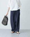 かぐれ デニムボリュームパンツ カグレ パンツ ジーンズ・デニムパンツ ネイビー【送料無料】