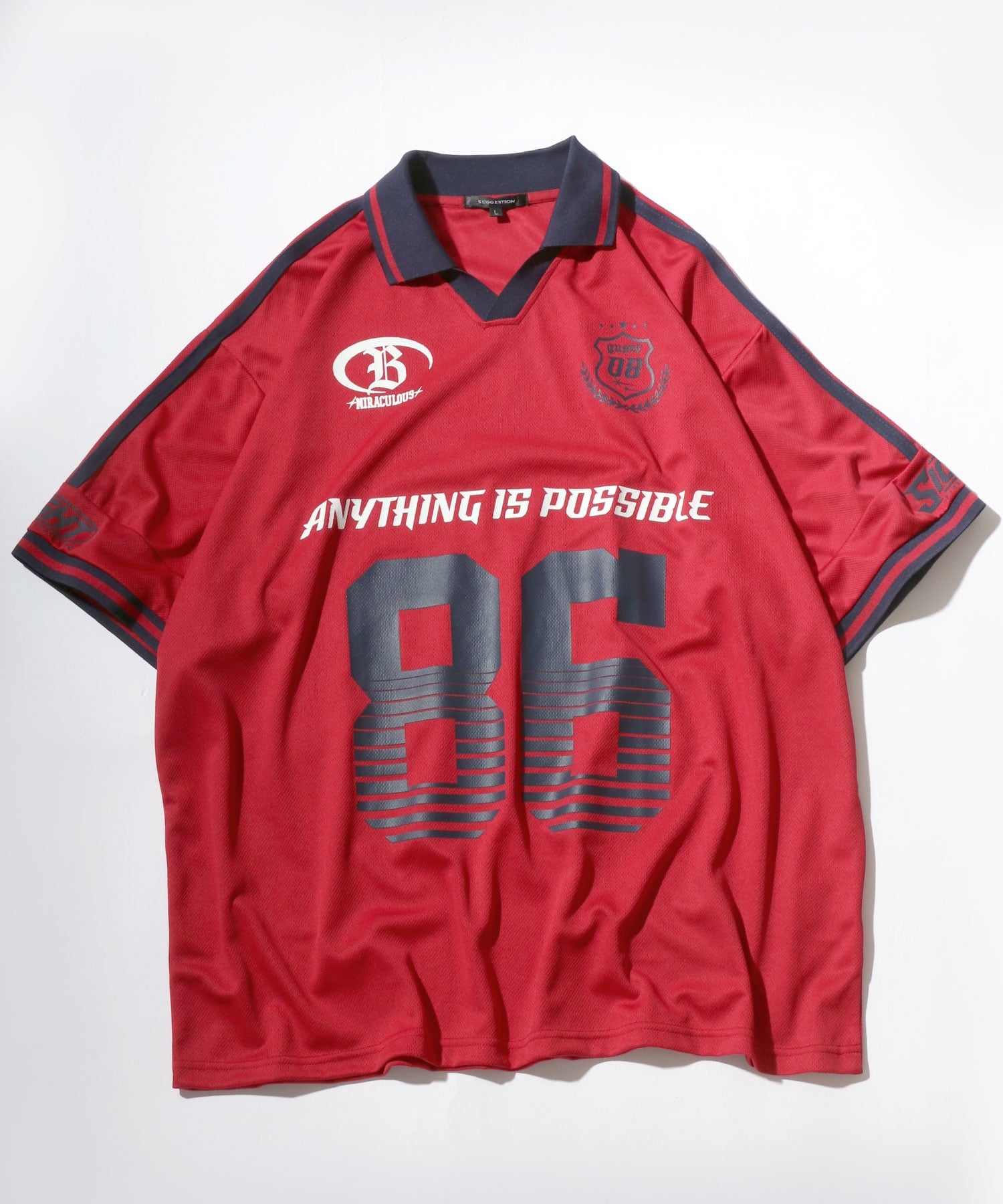 楽天市場】サッカー ユニフォーム（カラーレッド）（Tシャツ