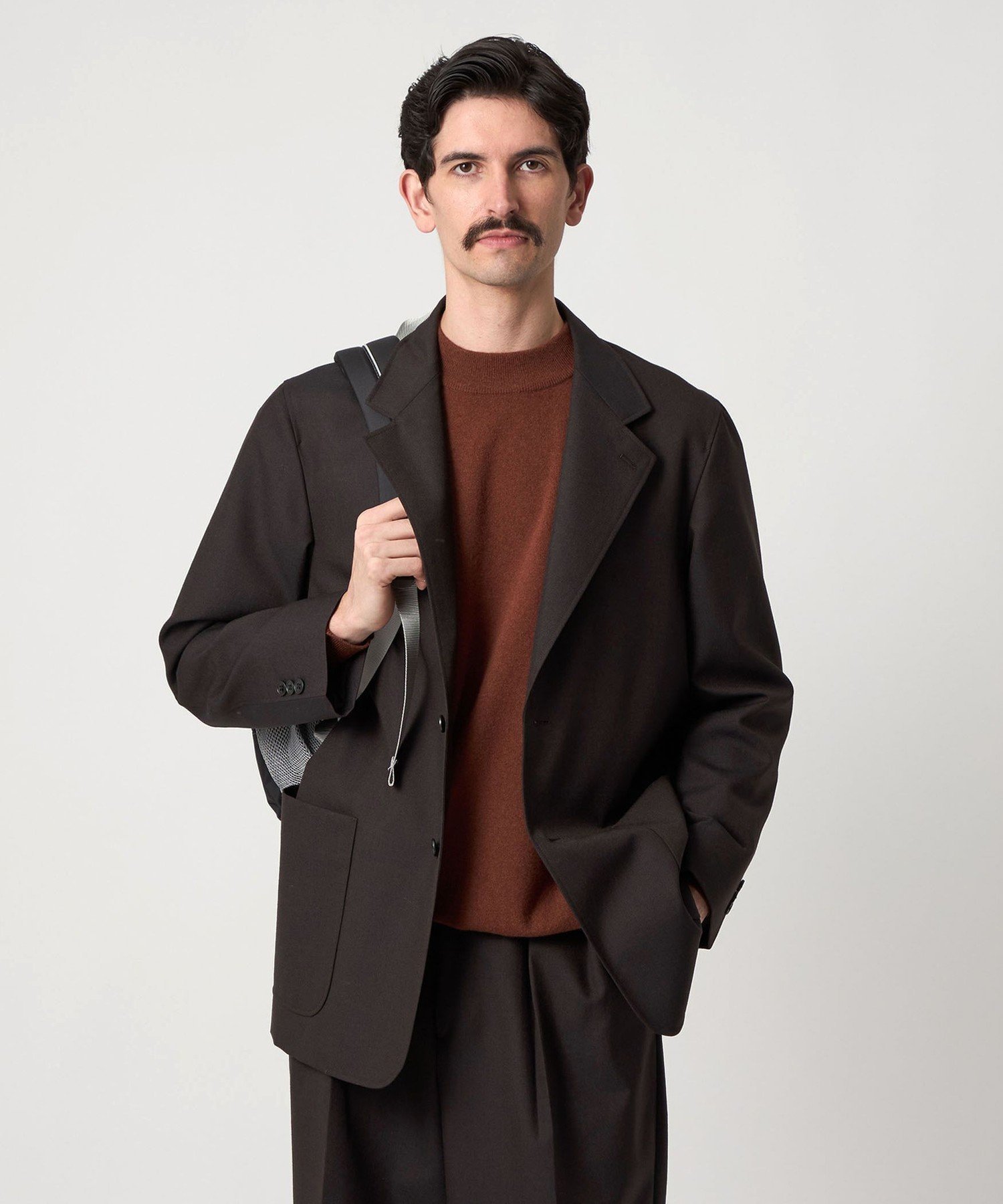 【SALE／10%OFF】Steven Alan ＜Steven Alan＞ ウール オックスフォード シングルブレステッド 2B ジャ..