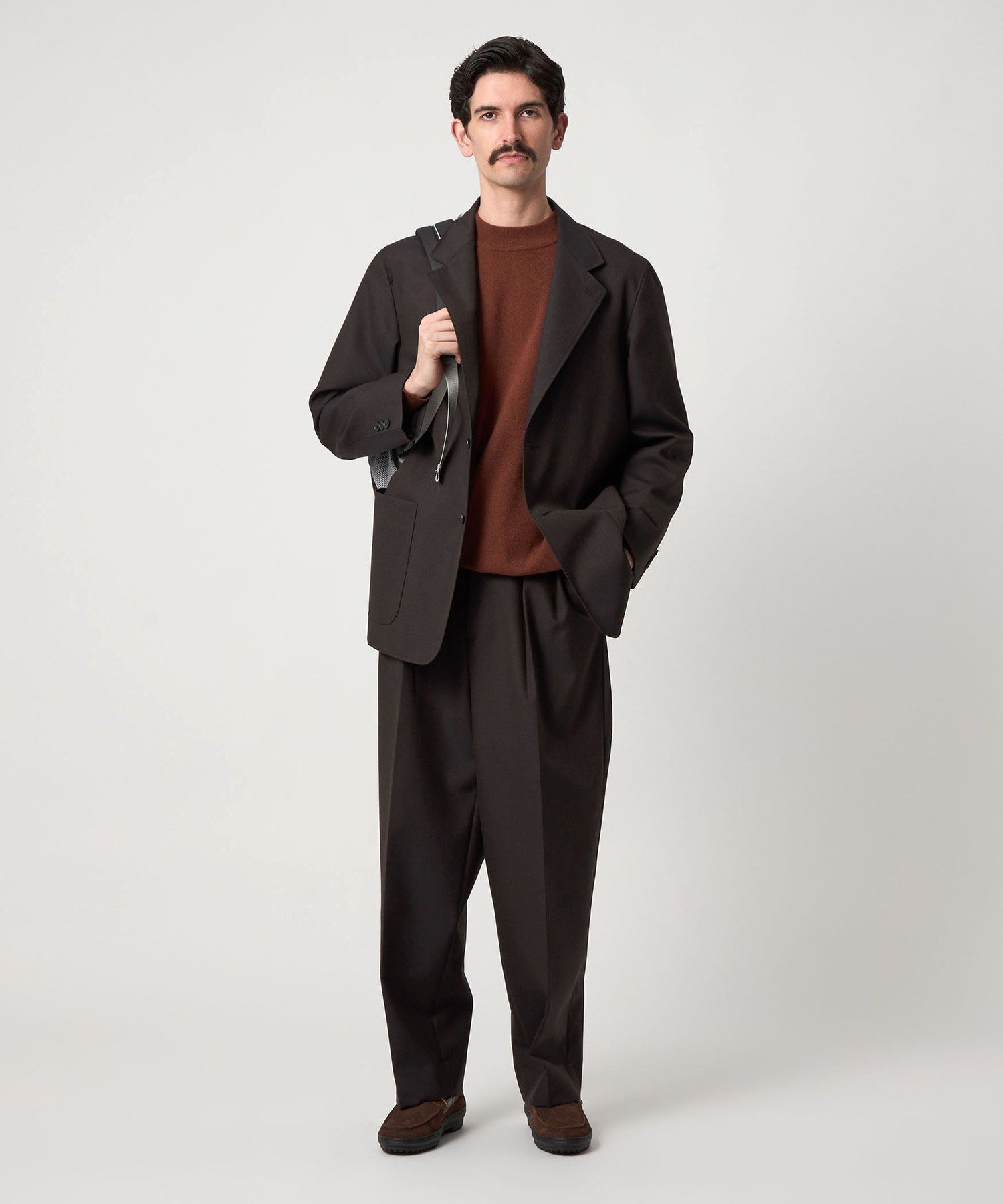 【SALE／30%OFF】Steven Alan ＜Steven Alan＞ ウール オックスフォード シングルブレステッド 2B ジャケット ビューティー＆ユース　ユナイテッドアローズ ジャケット・アウター テーラードジャケット・ブレザー ブラウン【送料無料】