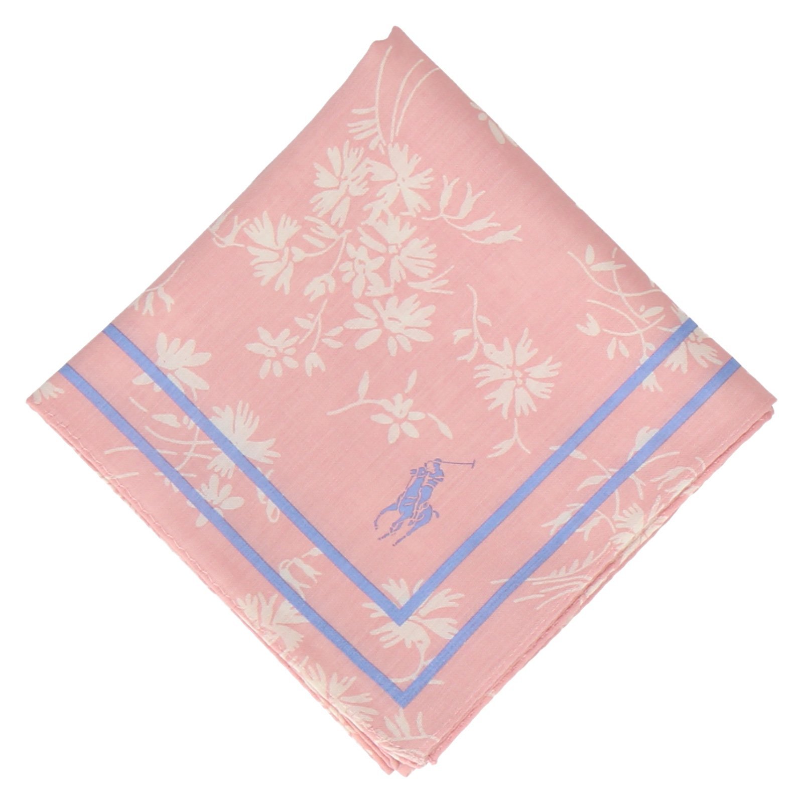 POLO RALPH LAUREN POLO RALPH LAUREN(ポロ ラルフ ローレン) レディース プリントハンカチ インターモードカワベ ファッション雑貨 ハンカチ・ハンドタオル ブルー ホワイト ピンク