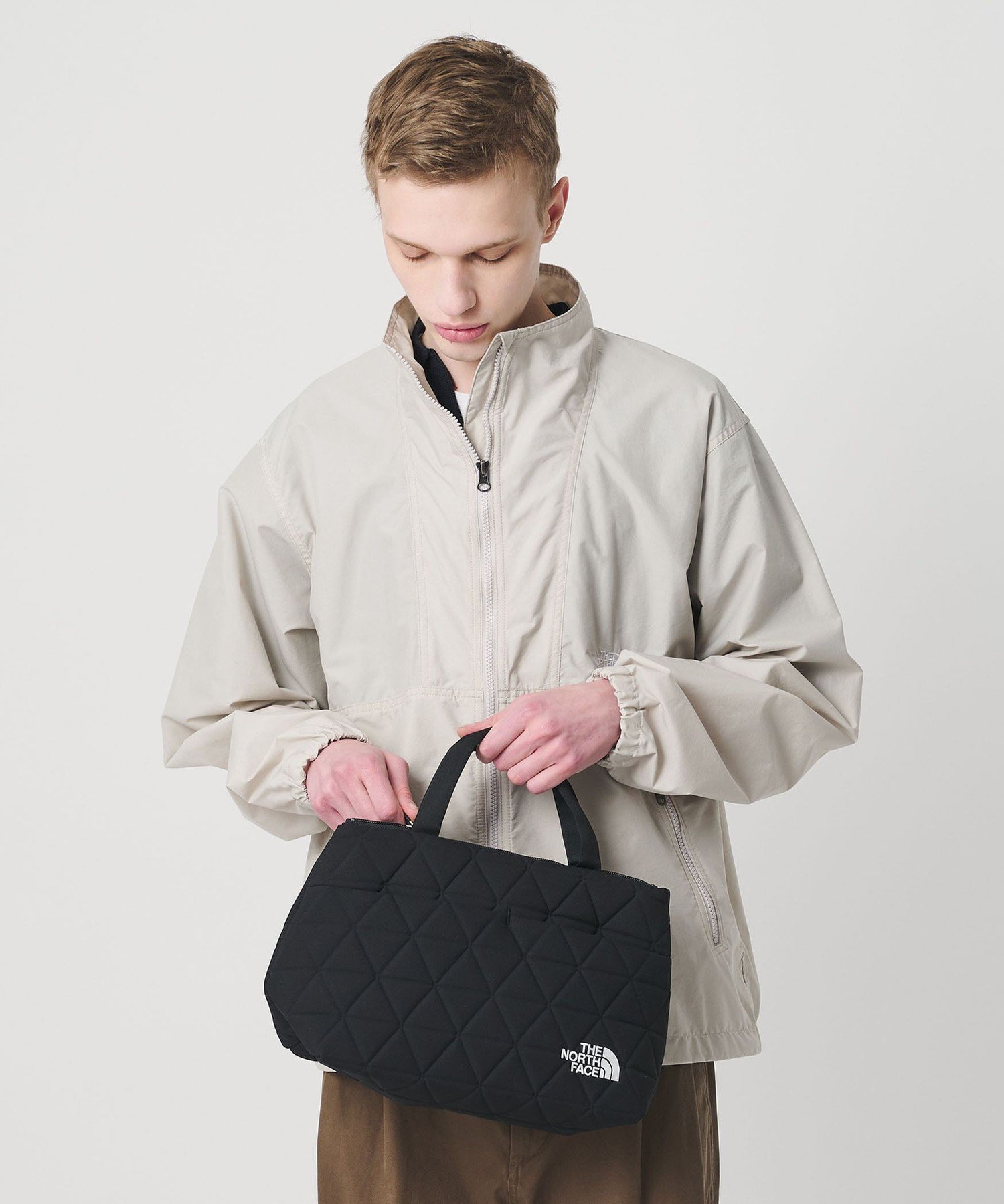 BEAUTY&YOUTH UNITED ARROWS ＜THE NORTH FACE＞ジオフェイス ボックス トート バッグ ビューティー＆ユース　ユナイテッドアローズ バッグ トートバッグ ブラック【送料無料】