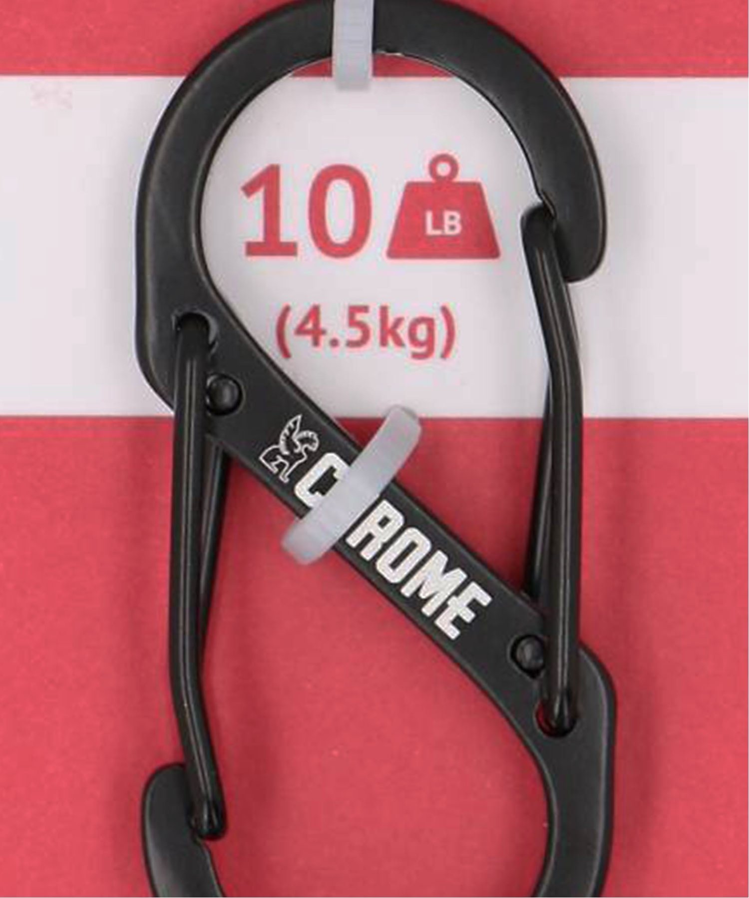 CHROME (M)GEAR CLIP SM クローム ファッション雑貨 チャーム・キーチェーン ブラック