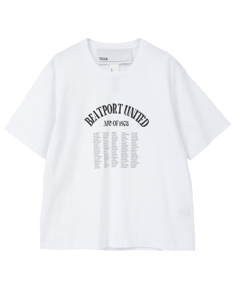 Liesse BEATPORT Tシャツ(TBFS-494) リエス トップス カットソー・Tシャツ ホワイト ブラウン