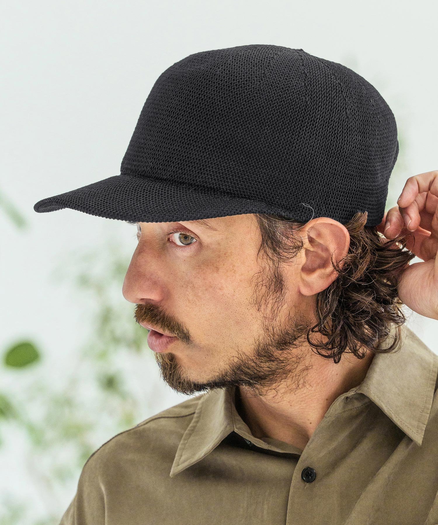 CAMBIO mko13500-Solid Thermo Cap キャップ カンビオ 帽子 キャップ グレー ブラック ホワイト ネイビー