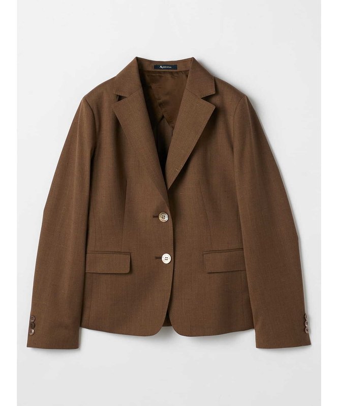 【SALE／50%OFF】Aquascutum WOMEN 【セットアップ対応】Loro ZELANDER&SILK ジャケット アクアスキュータム ジャケット・アウター テーラードジャケット・ブレザー ネイビー【送料無料】