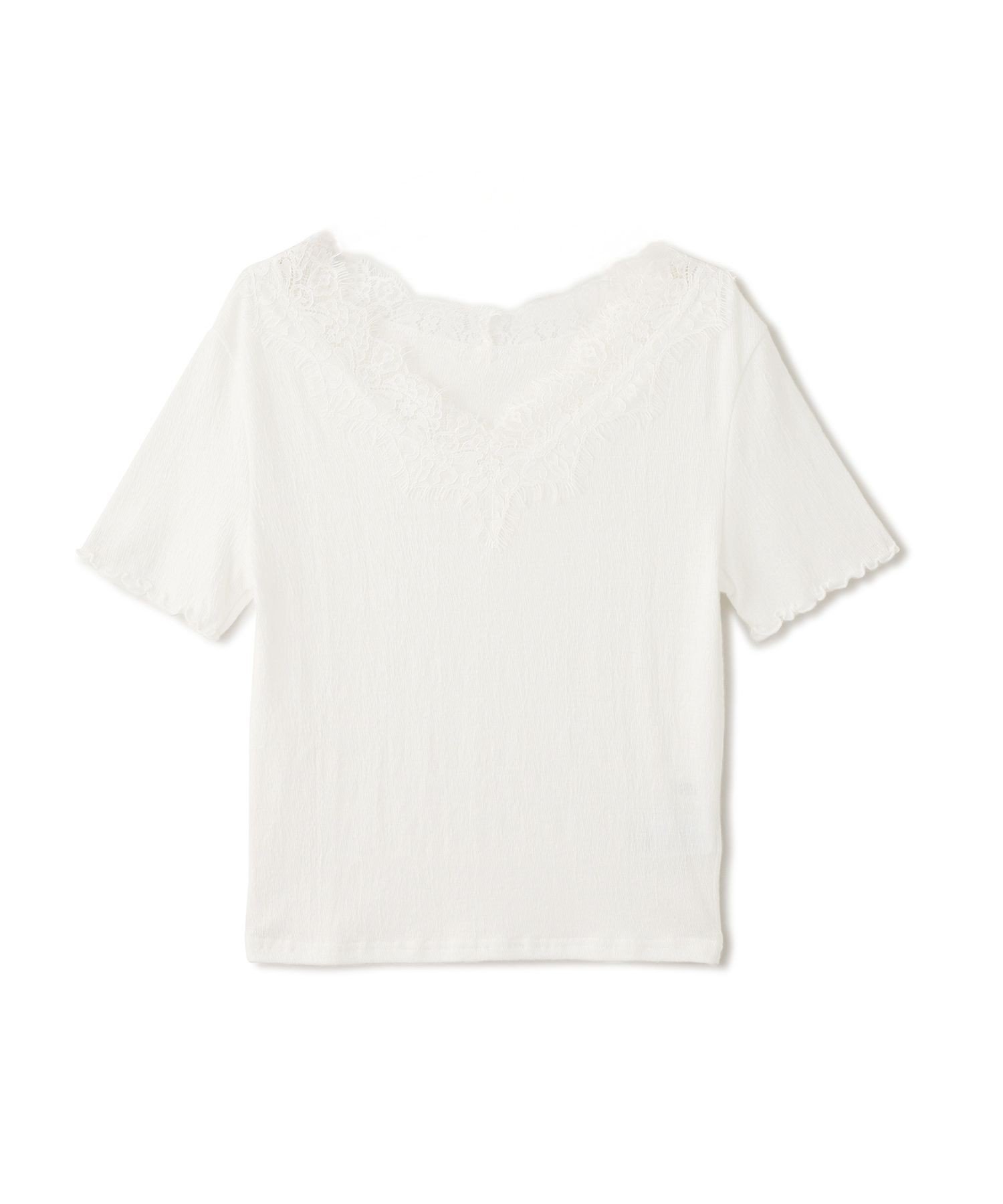 JAYRO レーストリミング半袖Tシャツ ジャイロ トップス カットソー・Tシャツ ブラック ホワイト グレー