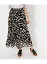 【SALE/59%OFF】AZUL by moussy BIGLEOPARDFLARESKIRT/ビッグレオパードフレアスカート アズールバイマウジー スカート スカートその他 ブラック ベージュ